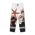 thumbnail image 4 of Balery Men'S Starfishes Shells Pants,Sleepwear Pants,Pajama Pants,Pj Bottoms Drawstring And Pockets-Small, 4 of 9