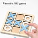 thumbnail image 3 of 2X Tablero de Madera Tic- Toe Juego XO Juego de Mesa Juguete Familia Clásica Juego de Rompecabezas para Niños Juguetes Educativos Azul +, 3 of 5