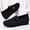 Black, variant on Orthopedic Shoes for Women, Women Wide Width Breathable Walking Slip on Sneakers, Nurse Shoes Arch Support Sneakers