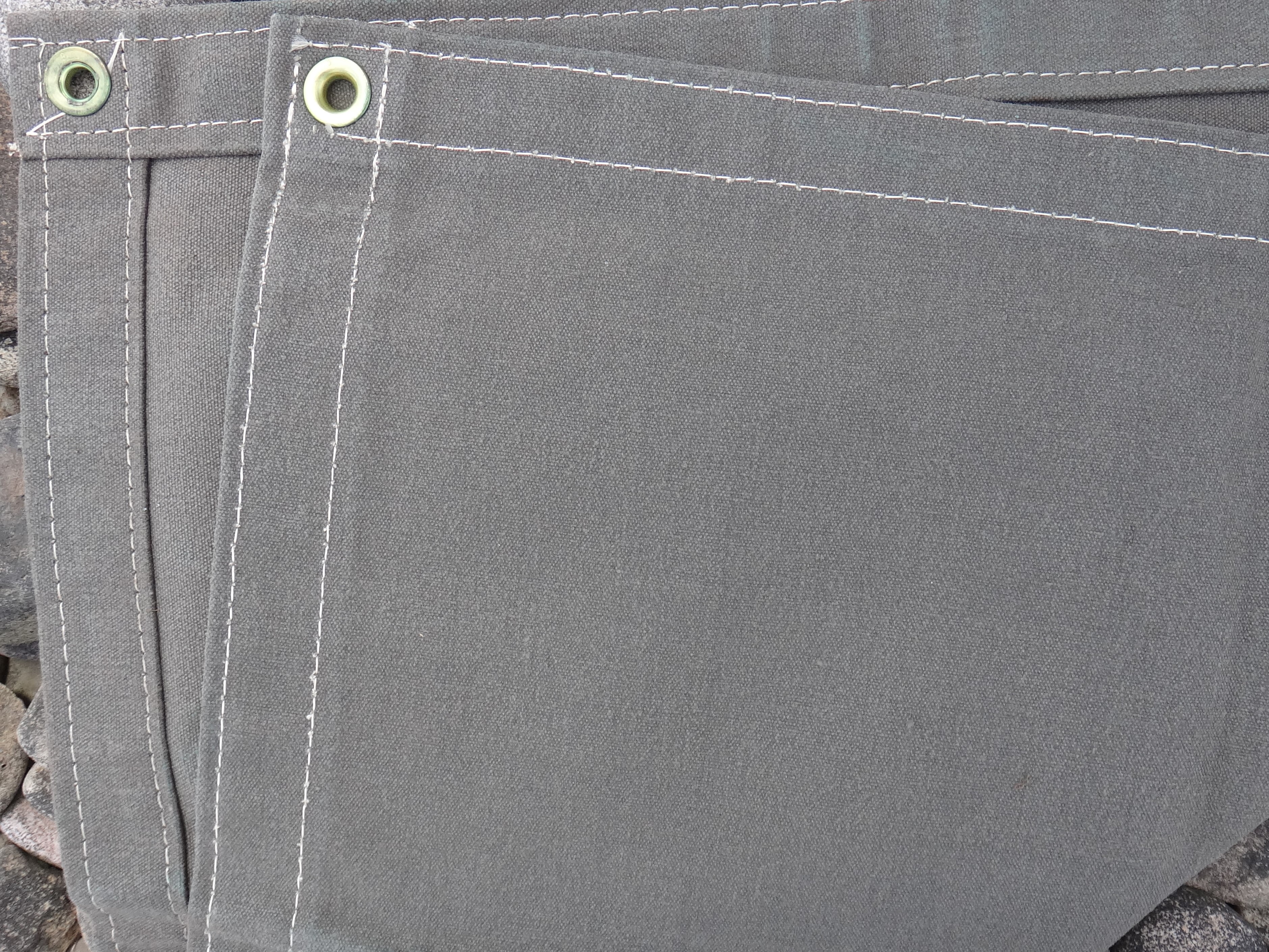 Cotton Canvas Tarps 10 oz., Water Resistant, Brass Grommets