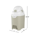 thumbnail image 5 of Foundations Petit Seau à Couches Mains Libres avec Couvercle Hermétique - Élimination des Couches Durable et Inodore, Grande Capacité, Peut Contenir jusqu'à 30 Couches pour Nouveau-Né, Recharge avec n'Importe Quel Sac - Sable, 5 of 5