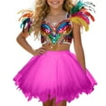 thumbnail image 4 of RMGVDSD Candy Color Tutu Skirt For Girls Performance Dance Ballet Layered Party Wear Tulle Fluffy Tutu Skirt Princess Pettiskirt Fashion 3-8 Years, 4 of 4