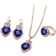 thumbnail image 2 of Xihbxyly Conjunto de Joyas de Corazón, Elegante Collar con Colgante, Elegantes Pendientes y Pulsera, Hermoso Regalo para Mujer, Ideal para Fiestas o San Valentín, Perfecto para Ocasiones Especiales., 2 of 2