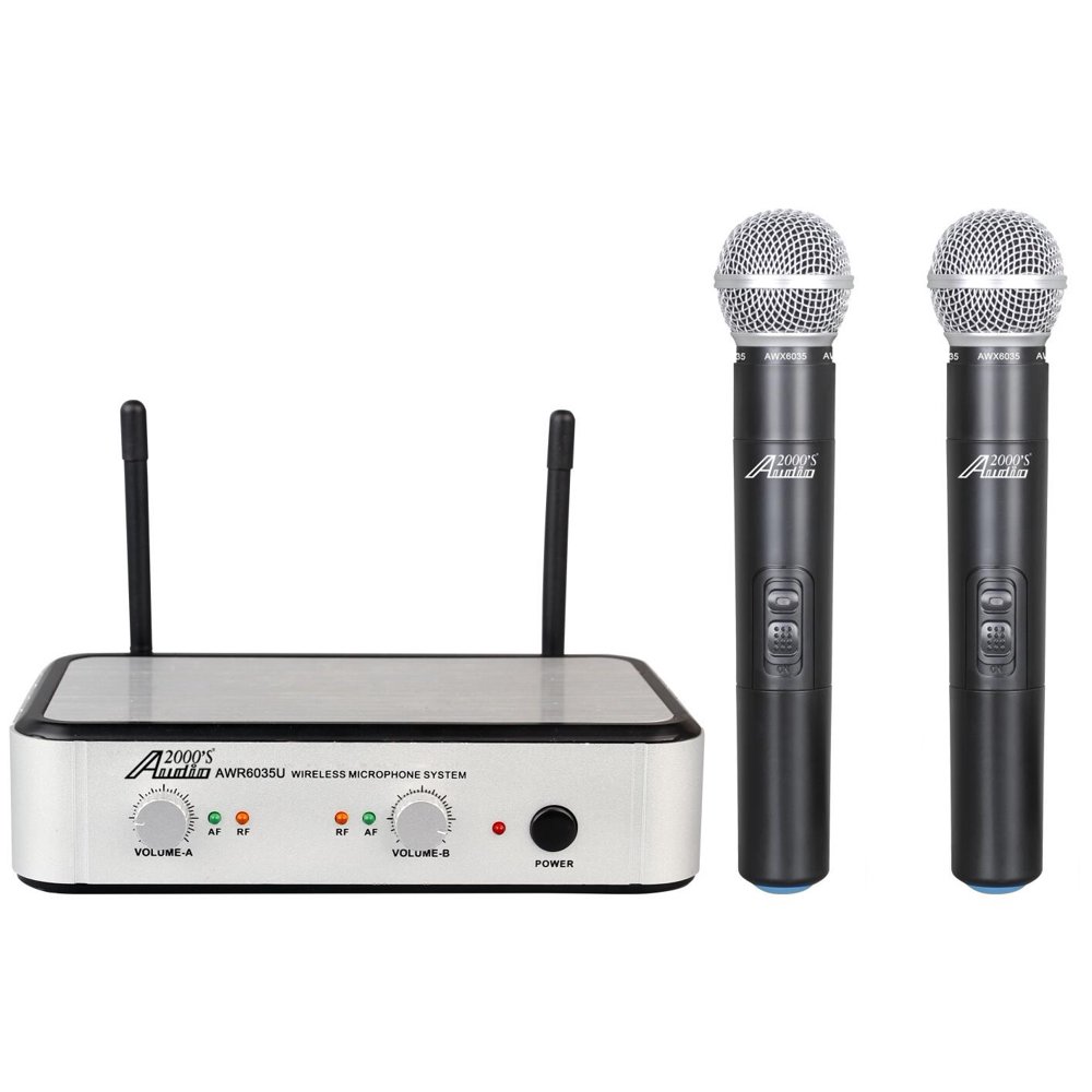 Audio2000'S AWM6035U DualChannel UHF Wireless Microphone System