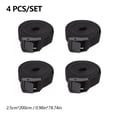 thumbnail image 2 of Cobear 4 PCS/SET Buckle Cargo Tie Down Strap,Multi-Function Luggage Rack Tie Down Strap, 2 of 7