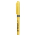 BIC Brite Liner Grip Pastel Highlighters, Chisel Tip, Box of 12 Yellow