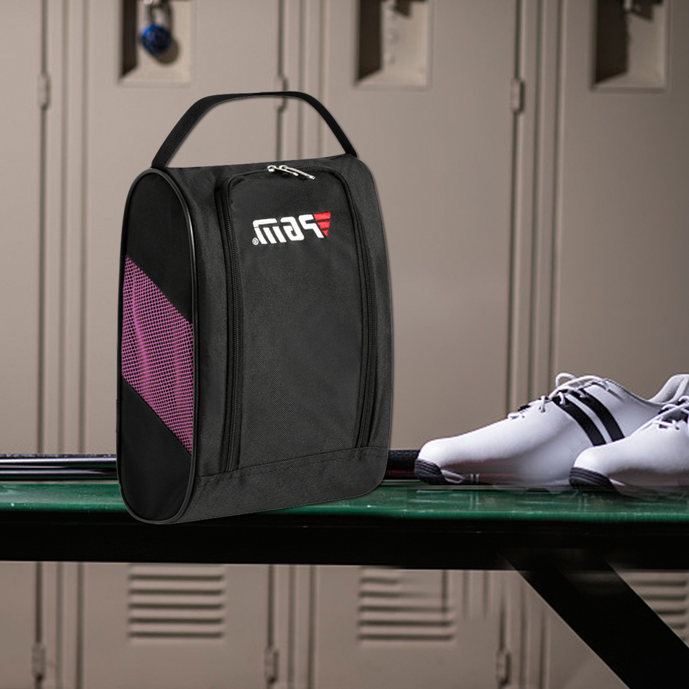 Athletic Golf Shoe Bag Keep Your Shoes With You At All Times for Soccer Cleats Basketball Shoes or Dress Shoes  Pink - image 3 of 6