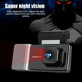 thumbnail image 6 of Tgbvmt Dash Cam with WiFi, 1080P FHD Car Driving Recorder, Front Inside Dual Lens, Infrared Night Vision and G-Sensor for Car Safety, App Remote Monitoring Loop Recording for Emergency Footage, 6 of 9