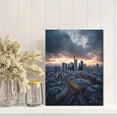 thumbnail image 2 of Frankfurt Cityscape Canvas Print Apartment Home Wall Art, 2 of 8