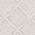 thumbnail image 5 of SAFAVIEH Micro-Loop Tris Geometric Boxes Wool Area Rug, Grey/Ivory, 5' x 5' Round, 5 of 6