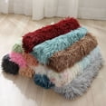 thumbnail image 3 of Dog Bed Mat Pet Cat Dog Plush Soft Warm Cushion Pet Washable Candy Colored Blanket Kennel Puppy Pet Cat Dog Supplies (Light Blue,M 80x53cm), 3 of 7