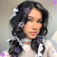 thumbnail image 3 of Purple Sequin Star Hair Clips for Women, 24 Pack Y2K Metal Snap Barrettes, Cute Aesthetic Purple Hair Pins for Girls and Teens, 3 of 7
