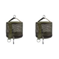 thumbnail image 1 of Servilletero colgante portátil con gancho, caja de almacenamiento de papel higiénico, verde militar, 1 of 4