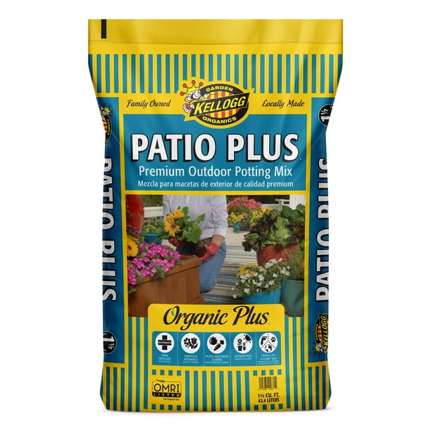 Kellogg Garden Organics1.5 cu. ft. Patio Plus Premium Outdoor Potting