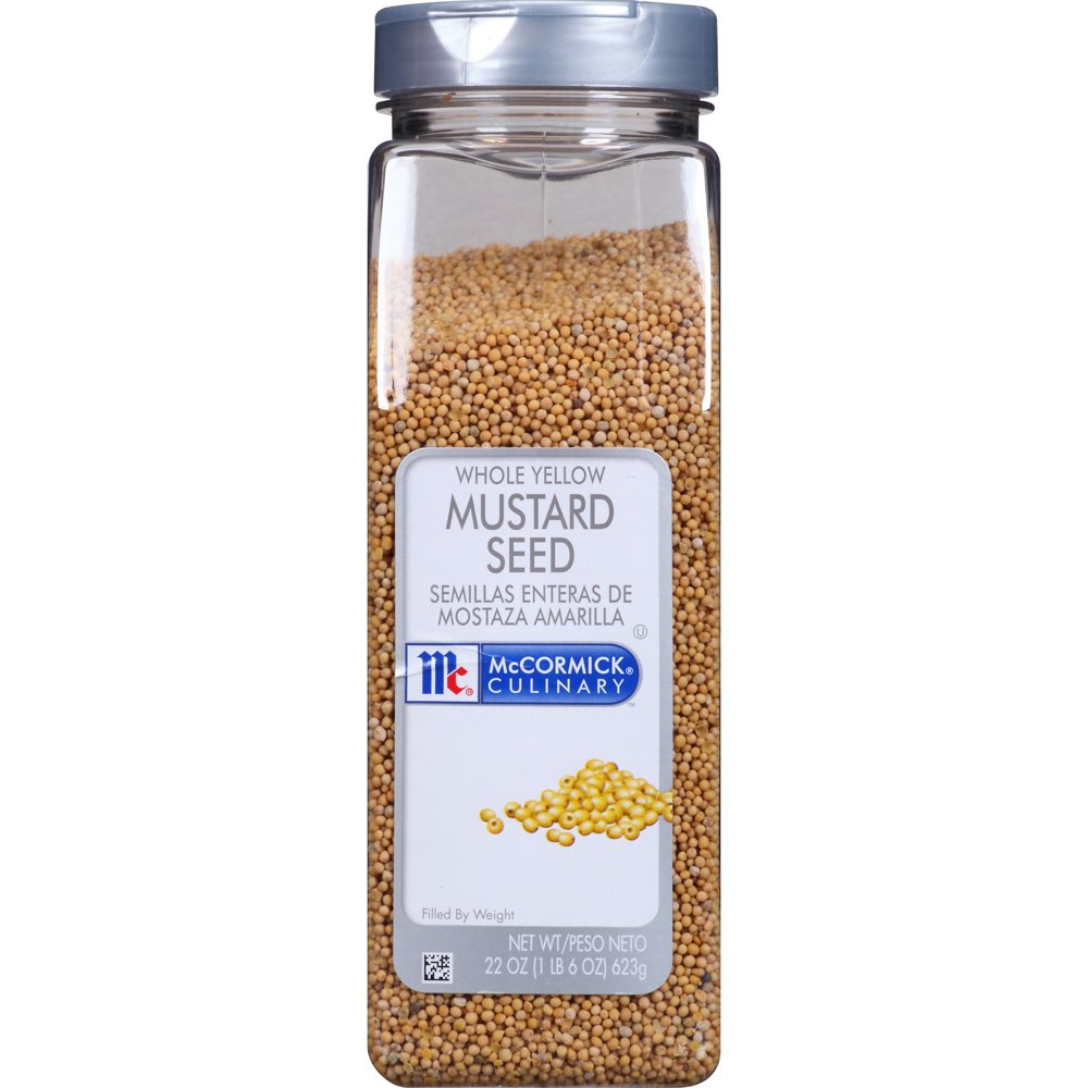 McCormick Culinary Whole Yellow Mustard Seed, 22 Oz