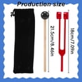 thumbnail image 3 of Tuning Fork 128 Hz Weighted Tuning Forks for Grade Tuning Forks Set with Mallet Yoga and Meditation Accessories & Sound Instruments, 3 of 9