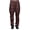 Dark Brown, variant on Menâ€™s Solid Santoon Readymade Pajama Ethnic Wear Adjustable Elastic Pants