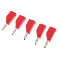 thumbnail image 5 of 5PCS 4MM Copper Speaker Banana Plug Adapter Solder Black/Red - red, as described, 5 of 7