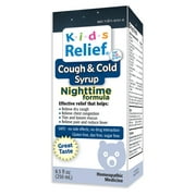 Angle View: Kids Relief Cough & Cold Syrup Nightime Formula for Kids 0-12 Years (250ML)