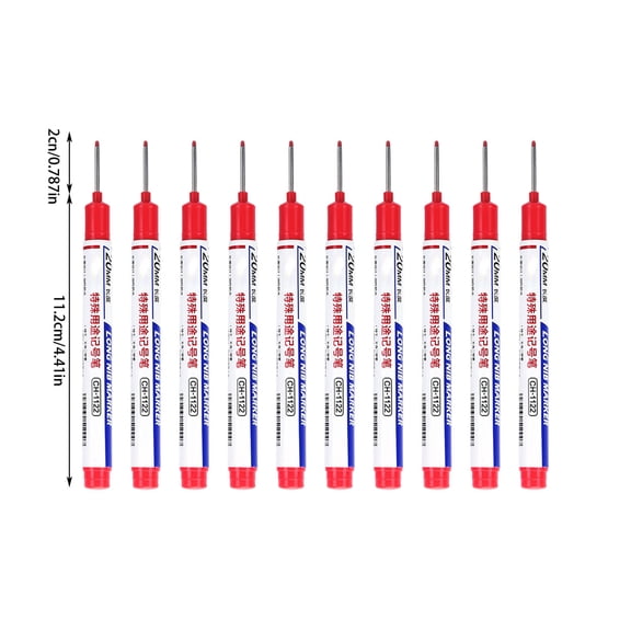 10PCS Fine Tip Marker Pens, Ultra-Fine Point Permanent Markers, Fade-Resistant for Writing on Metal, Glass, Wood, Multipurpose Liner Pens for Art, Engineering, Labeling
