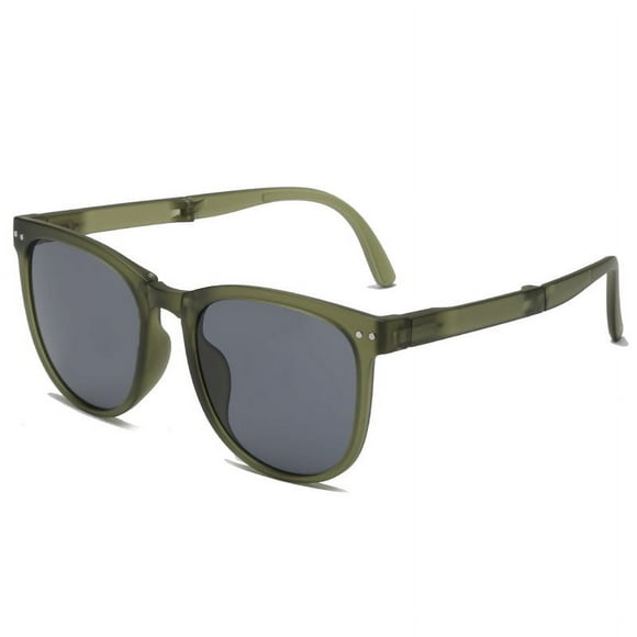 Sunglasses Classic Foldable Style Retro Sun Shades Eye Glasses UV400 Protection Unisex For Men Women Golf Cycling Sports Fishing Travel(Green)