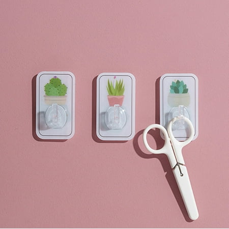 

Christmas decorations Hanger Coat Hook Botanical Garden 3PCS Hook Sticky Traceless Housekeeping & Organizers fall decorations for home