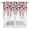 White Red, variant on Swag Valance Curtains for Windows, Brown Eucalyptus Leaves Light Filtering Kitchen Curtains with Rod Pocket, Watercolor Floral Leaf Plants Window Treatment Valances for Living Room, 28x36 - 2 PCS