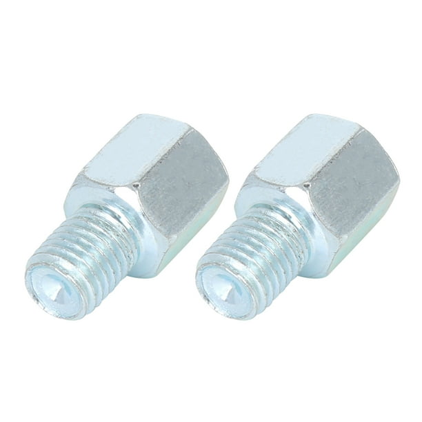 2Pcs 8mm RH a 10mm RH Retrovisor Espejos Adaptador para Motocicleta