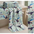 thumbnail image 6 of Soimoi Cotton Cambric Fabric Shell & Whale Fish Ocean Print Fabric by the Yard 42 Inch Wide, 6 of 7