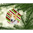thumbnail image 2 of Carolines Treasures SS4565-CO1 Bull Terrier Candy Cane Holiday Christmas Ceramic Ornament 3 in multicolor, 2 of 2
