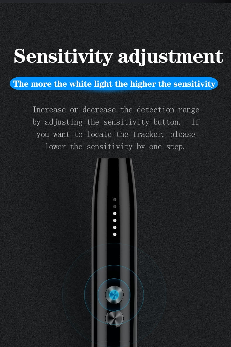 Upgraded Hidden Camera Detector - AI-Powered Anti-Spy Device, GPS Tracker & Bug Detector, Portable RF Signal Scanner for Hotels, Travel, Home & Office