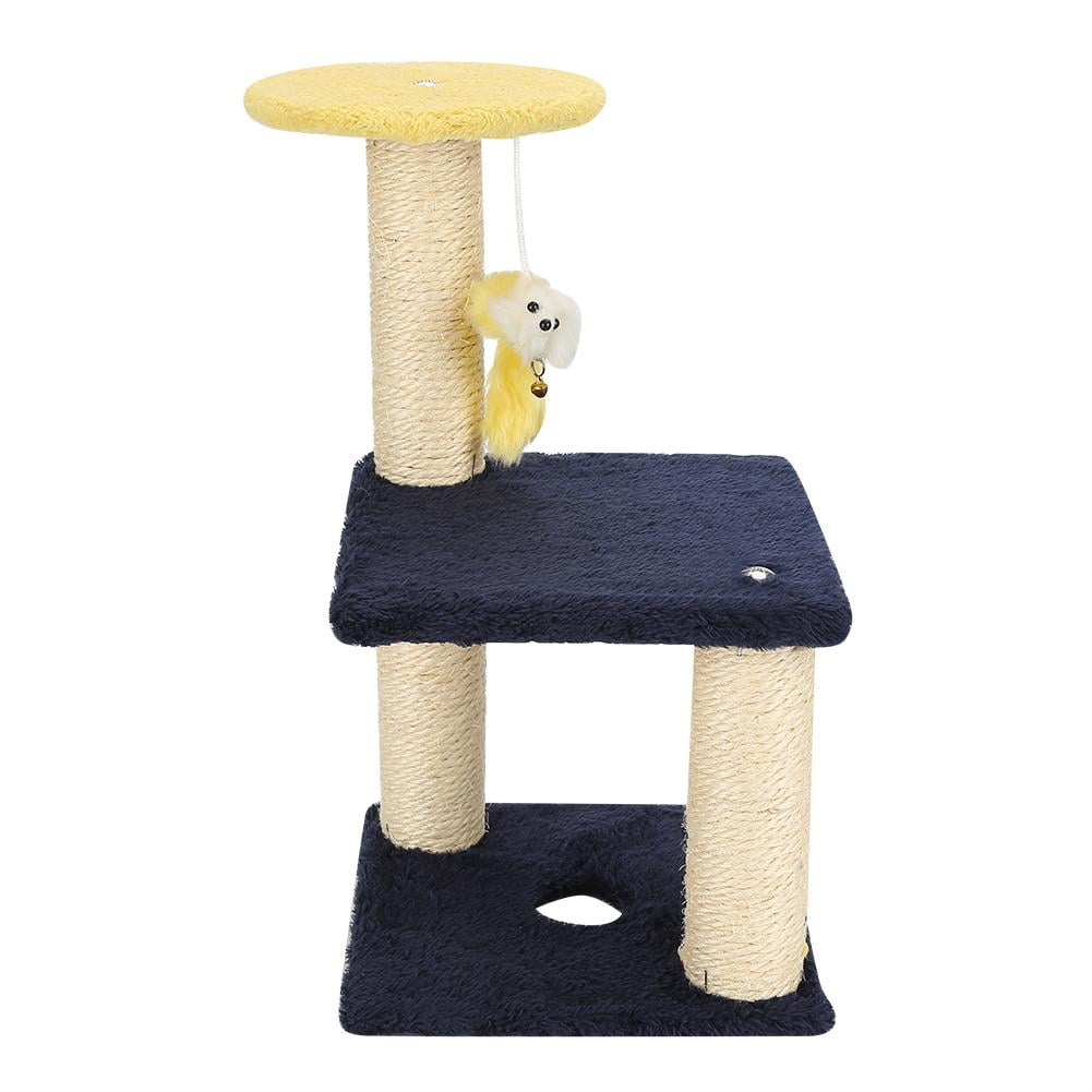 TOPINCN 3Layer Cat Climbing Tree Scratching Post Board and Hanging Toy