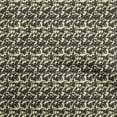 thumbnail image 1 of oneOone Rayon Black Fabric Floral Sewing Craft Projects Fabric Prints By Yard 56 Inch Wide, 1 of 4