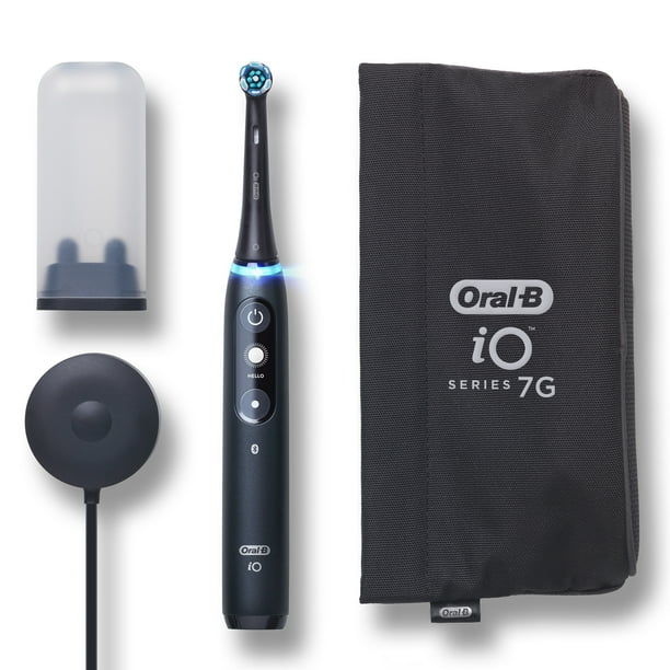 OralB iO Series 7G Electric Toothbrush with 1 Brush Head, Black Onyx