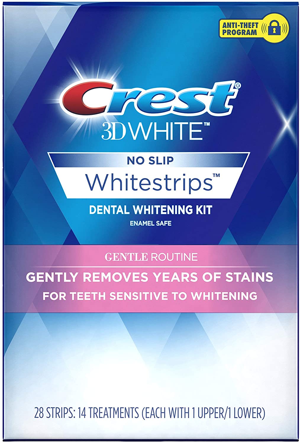 crest 3d whitening strips gentle routine