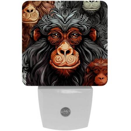 

Monkey LED Square Night Light - Energy Efficient and Stylish Illumination for Bedrooms and Hallways - 200 Characters