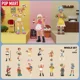 thumbnail image 2 of POP MART Peach Riot Rush Hour Series Blind Box Mystery Box Guess Bag Toy Doll Cute Anime Figure Desktop Ornament Collection Gift, 2 of 5