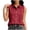 Red, variant on Taqqpue Women Tank Top Striped Button Down Sleeveless Shirt Blouse Beach Vacation Plus Size Tops Casual Collared Office Work T Shirt for Women S-XXL