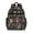 Black-19, variant on Retro Polka Dot Pattern Student Backpack for Students Bookbag Colorful Dots School Bag with Chest Strap Lightweight Durable Geometric Design