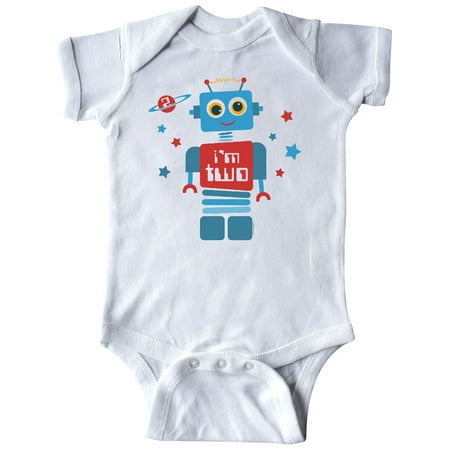 

Inktastic Robot 2nd Birthday Gift Baby Boy Bodysuit