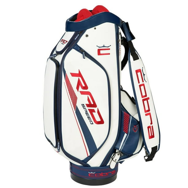 NEW 2021 Cobra Vessel White/Peacoat/Red RadSpeed Tour Staff Golf Bag ...