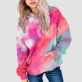 thumbnail image 2 of Gubotare Toddler Hoodie Girls Girl's Hoodies Long Sleeve Fuzzy Teddy Pullover Sweatshirt 3T 4T (Hot Pink,3-4 Years), 2 of 6