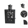 thumbnail image 6 of yotijay Black Halloween Hanging Candle Lantern Tabletop Decoration 9x9x19.5cm Heavy Duty A, 6 of 9