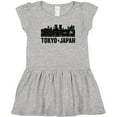 thumbnail image 3 of Inktastic Tokyo Japan City Skyline with Grunge Girls Toddler Dress, 3 of 5