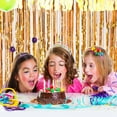 thumbnail image 2 of OULII Tinsel Foil Fringe Curtains for Birthdays Photo Backdrop 1 Set, 2 of 3