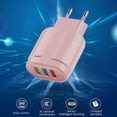 thumbnail image 3 of 3-port USB Charging Head Macaron Color Matching Charging Head Portable USB Charging Head, 3 of 5