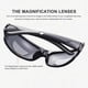 thumbnail image 4 of Stick-on Bifocal Reading Lenses Magnifying Reader Lenses for Sunglasses/Glasses, 4 of 5