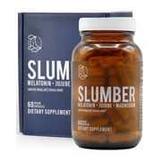 Sleep Aid Natural Sleeping Pills for Adults Extra Strong by SLUMBER | Deep Sleep Aids for Adults Extra Strength | Organic Melatonin Magnesium Sleep Supplements for Adults | Sleep Medicine for Adults