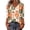 BZ26_Multicolor, variant on Lumtrix Christmas Shirts for Women 2026 Graphic Print Top Fall 3/4 Sleeve V Neck Loose Fit Tunic Multicolor L