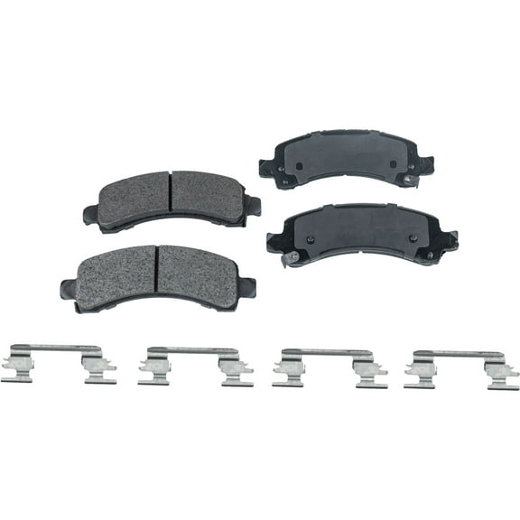 Brake Pad Set Compatible with 2002-2006 Chevrolet Tahoe Cadillac Escalade 8Cyl 4.8L 5.3L 6.0L Rear